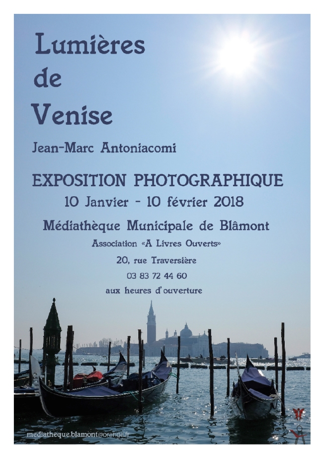 Expo photos Venise Janvier 2018